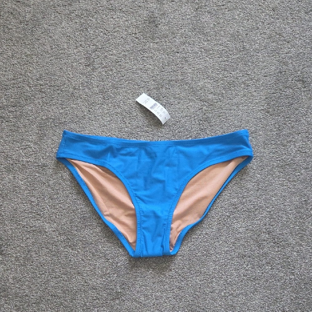 J. Crew Bright Blue Bikini Bottom